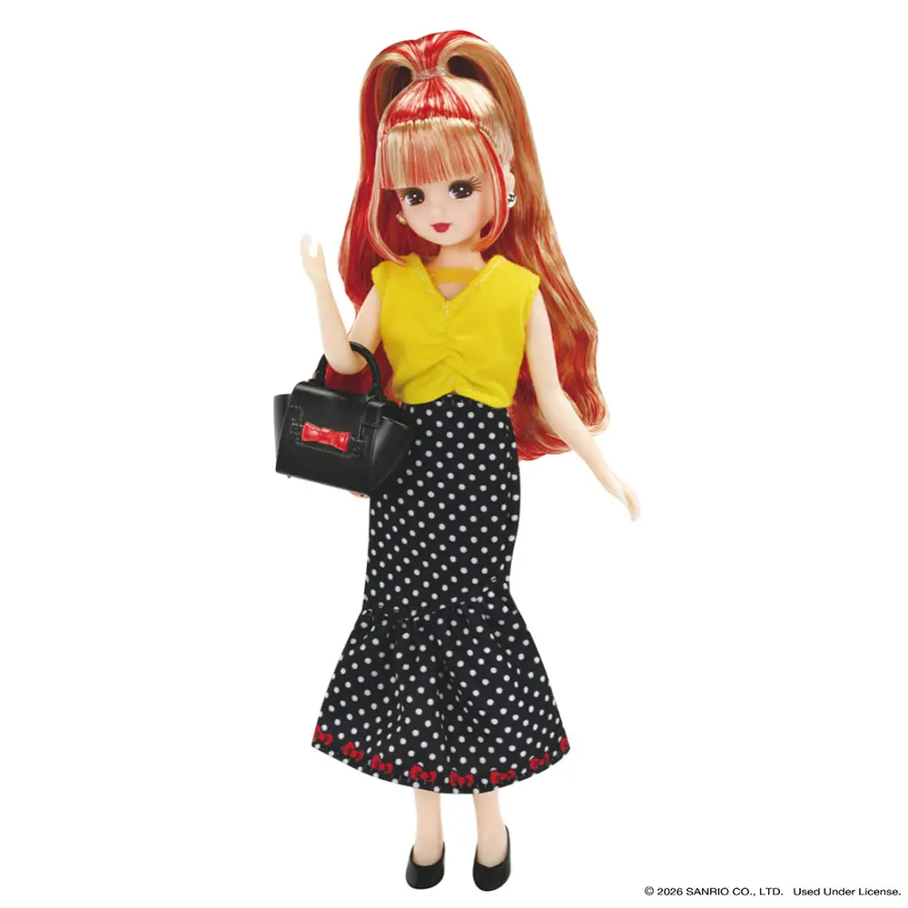 Licca I Love Hello Kitty Weekly Outfit Set 4