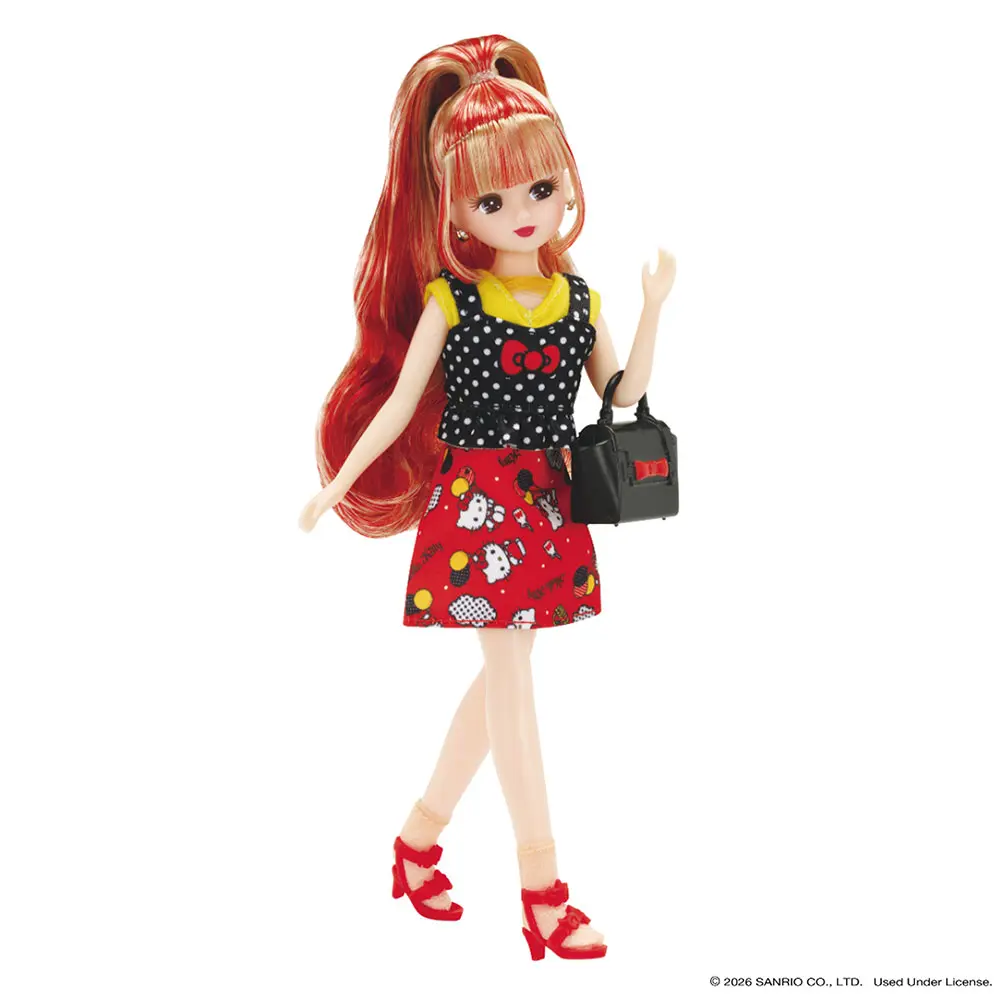 Licca I Love Hello Kitty Weekly Outfit Set 5