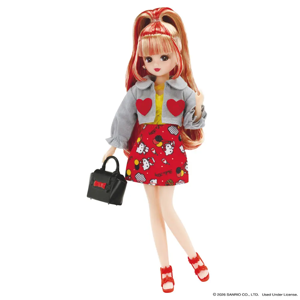Licca I Love Hello Kitty Weekly Outfit Set 8
