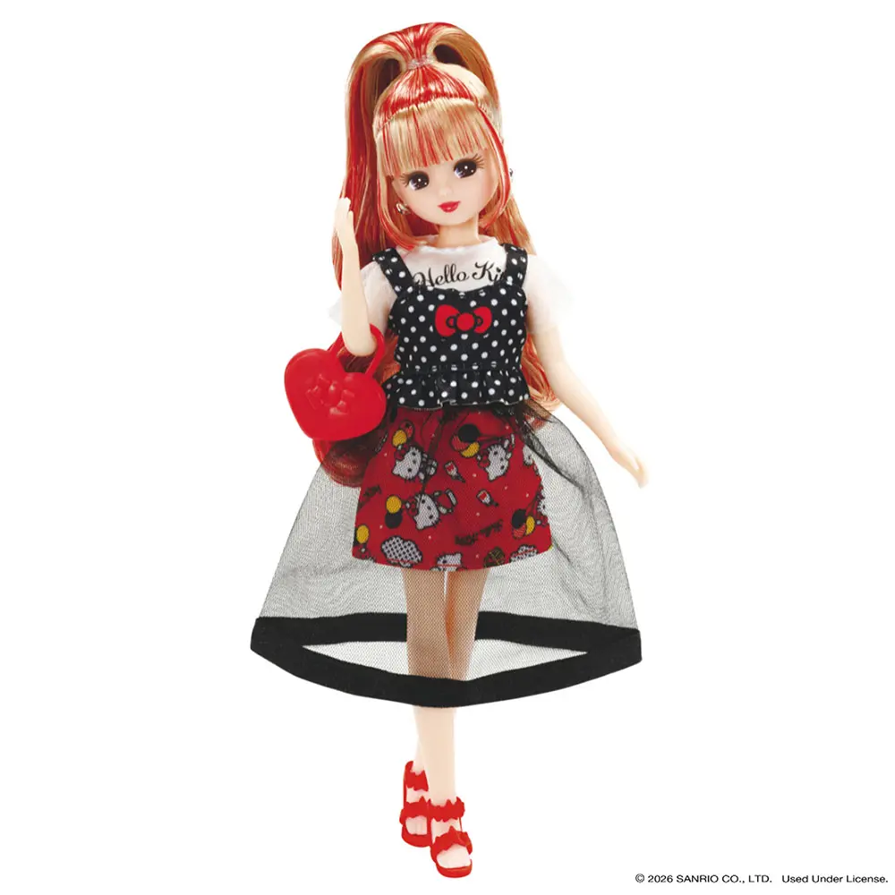 Licca I Love Hello Kitty Weekly Outfit Set 9